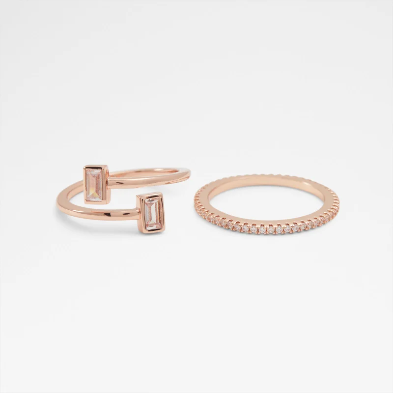 ALDO CARROSSA 2-Pack Embellished Rings